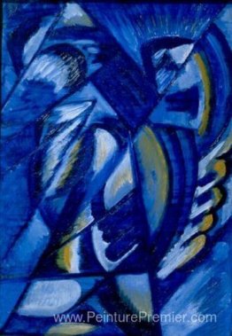 Bleu sur l'étain Bleu sur l'étain