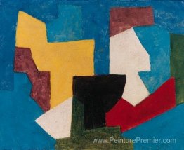 Composizione multicolore à dominante bleue Composizione multicolore à dominante bleue