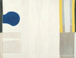 Forme bleue sur blanc Forme bleue sur blanc