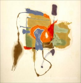 Forme bleue dans une scène Forme bleue dans une scène