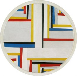 Peinture relationnelle, Tondo # 4 Peinture relationnelle, Tondo # 4
