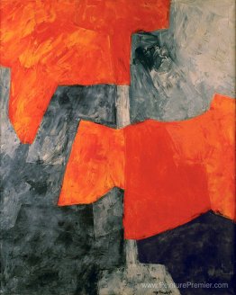 Composizione grise et rouge Composizione grise et rouge