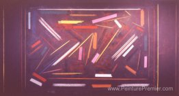 Peinture de ligne brune Peinture de ligne brune