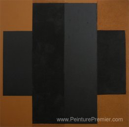Peinture. Noir et brun Peinture. Noir et brun