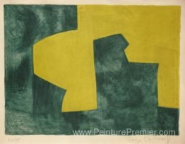 Composizione verte et jaune Composizione verte et jaune