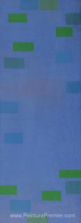 Peinture abstraite, bleu Peinture abstraite, bleu