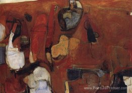 Peinture rouge sans titre Peinture rouge sans titre