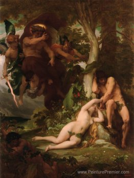 L'expulsion d'Adam et Eve du jardin du paradis L'expulsion d'Adam et Eve du jardin du paradis