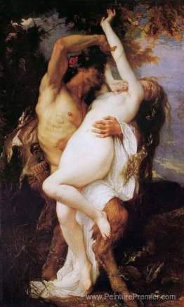 Nymphe et satyre Nymphe et satyre