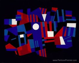 Composition rouge et bleue Composition rouge et bleue
