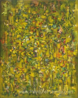 Numéro 43 (peinture abstraite, jaune) Numéro 43 (peinture abstraite, jaune)