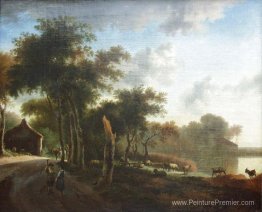 Paysage avec des bergers Paysage avec des bergers