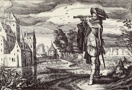 Représentation précoce d'un "télescope néerlandais" Représentation précoce d'un "télescope néerlandais"