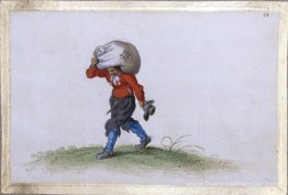 Un homme portant un sac Un homme portant un sac