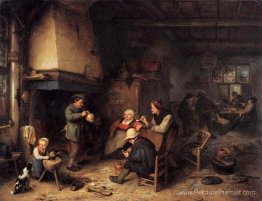 Paysans dans un intérieur Paysans dans un intérieur