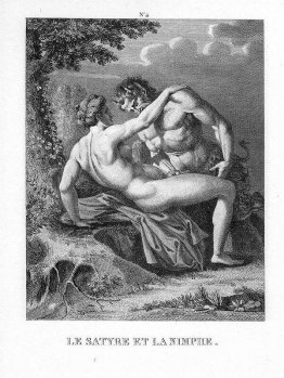 Le satyre et la nymphe Le satyre et la nymphe