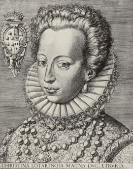 Portrait de Christine de Lorraine, grande duchesse de Toscane Portrait de Christine de Lorraine, grande duchesse de Toscane
