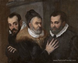 Portrait d'Annibale, Ludovico et Agostino Carracci Portrait d'Annibale, Ludovico et Agostino Carracci