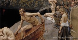 Par la rivière de Tuonela, étude pour les fresques de mausolée d Par la rivière de Tuonela, étude pour les fresques de mausolée d