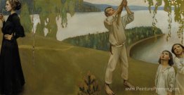 Printemps, étude pour les fresques de mausolée de juslélius Printemps, étude pour les fresques de mausolée de juslélius