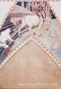 Étude pour la fresque «Ilmarinen labourant le champ de vipère» Étude pour la fresque «Ilmarinen labourant le champ de vipère»