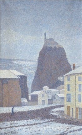 Saint-Michel d'Aiguilhe (Haute-Loire) sous la neige Saint-Michel d'Aiguilhe (Haute-Loire) sous la neige