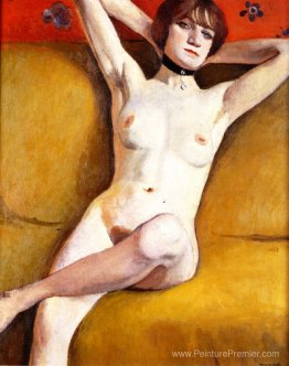 Nu sur un divan Nu sur un divan