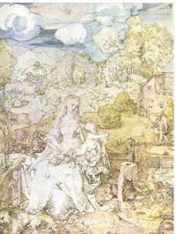 Madonna avec les nombreux animaux Madonna avec les nombreux animaux