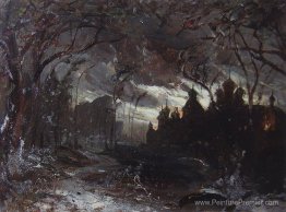 Monastère ipatiev dans la nuit d'hiver Monastère ipatiev dans la nuit d'hiver