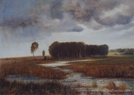 Paysage avec marais et îles boisées Paysage avec marais et îles boisées
