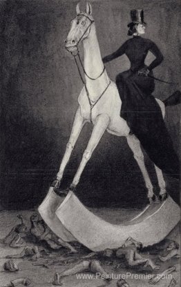 La dame sur le cheval La dame sur le cheval
