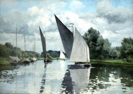 Sur le Bure à Wroxham Sur le Bure à Wroxham