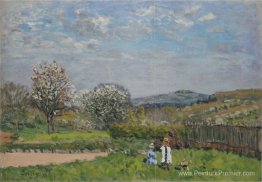 Les enfants jouant dans les champs Les enfants jouant dans les champs