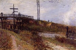 Passe-passerelle sur le chemin de fer à SEVRES Passe-passerelle sur le chemin de fer à SEVRES