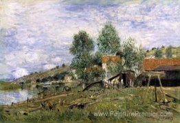 Le bateau de chantier de Saint Mammes Le bateau de chantier de Saint Mammes