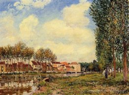 Banques de la Ling à Moret, matin Banques de la Ling à Moret, matin