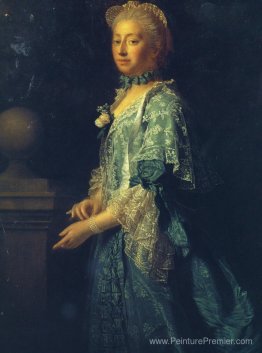 Portrait d'Augusta de Saxe Gotha, princesse de Galles Portrait d'Augusta de Saxe Gotha, princesse de Galles