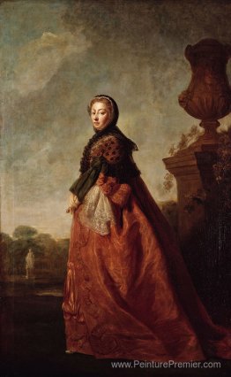Portrait d'Augusta de Saxe Gotha, princesse de Galles Portrait d'Augusta de Saxe Gotha, princesse de Galles