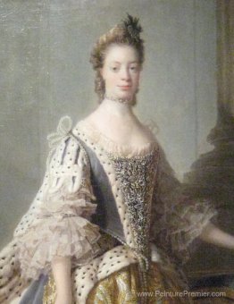 Portrait de Sophia Charlotte de Mecklenburg-Strelitz, épouse du Portrait de Sophia Charlotte de Mecklenburg-Strelitz, épouse du