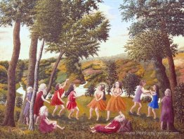 Dance grecque dans un paysage Dance grecque dans un paysage