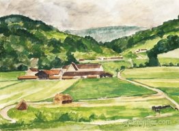 Vallée du Morin en juin- Ferme de Tigeaux Vallée du Morin en juin- Ferme de Tigeaux