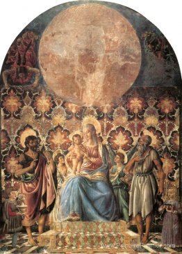 Madonna et enfant avec des saints Madonna et enfant avec des saints