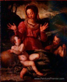 Madonna et enfant avec Saint-Jean le baptiste Madonna et enfant avec Saint-Jean le baptiste
