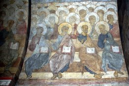 Le dernier jugement: les anges et les apôtres Le dernier jugement: les anges et les apôtres