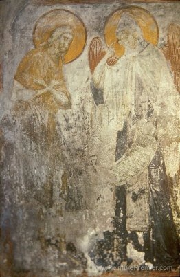 Angel présente la charte monastique cénobitique Monk Pachomius. Angel présente la charte monastique cénobitique Monk Pachomius.