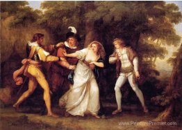 Valentin sauve Silvia dans «Les deux messieurs de Vérone» Valentin sauve Silvia dans «Les deux messieurs de Vérone»