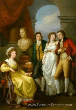 Portrait de famille de Catherine Petrovna Baryatinskiy Portrait de famille de Catherine Petrovna Baryatinskiy