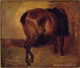 Étude pour le cheval de baie vu par derrière Étude pour le cheval de baie vu par derrière