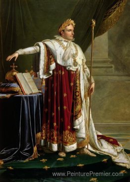 Napoléon I en robes de couronnement Napoléon I en robes de couronnement