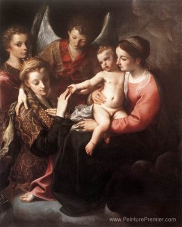 Le mariage mystique de St Catherine Le mariage mystique de St Catherine